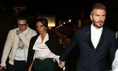 Gia đình David Beckham nổi bật khi cùng dự show thời trang